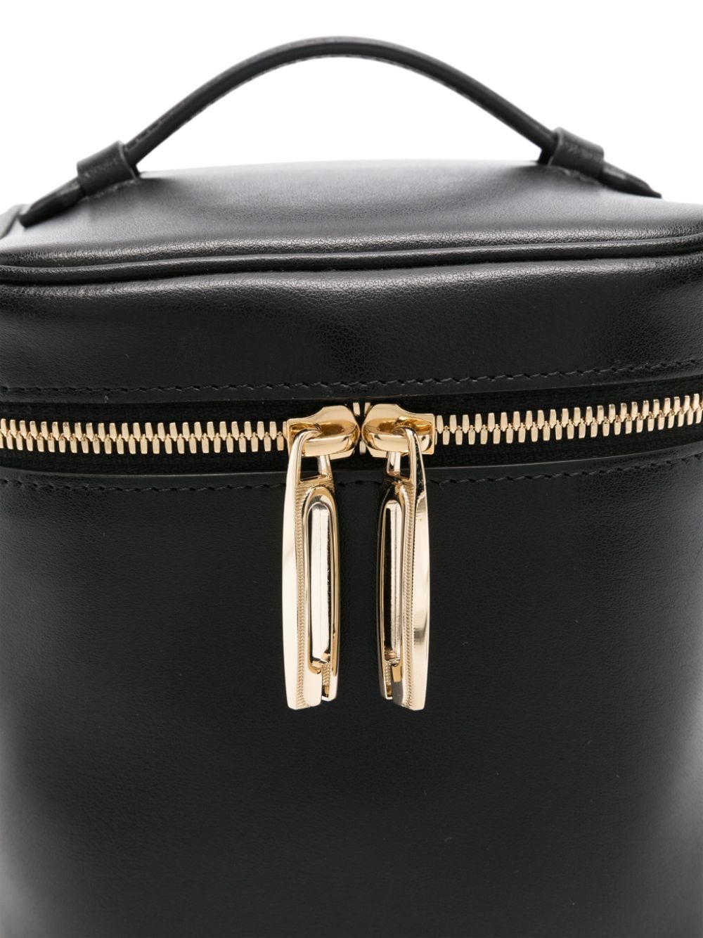 Shop Victoria Beckham Leather Shoulder Bag In Black