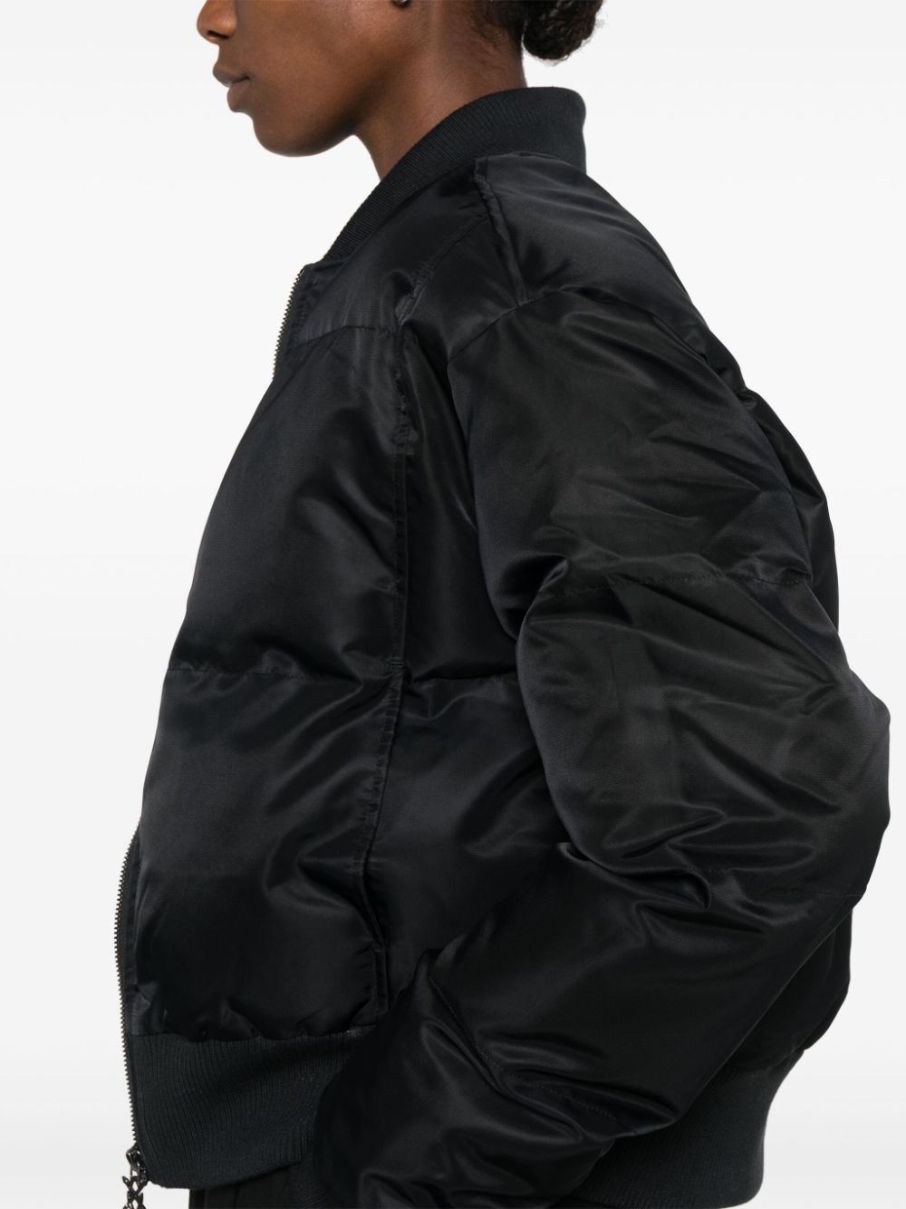 Shop Daily Paper Anaya Puffer Jacket In Black