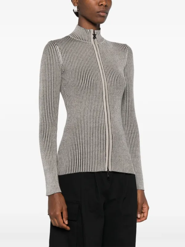 Daily Paper リブ カーディガン | ニュートラル | FARFETCH JP 