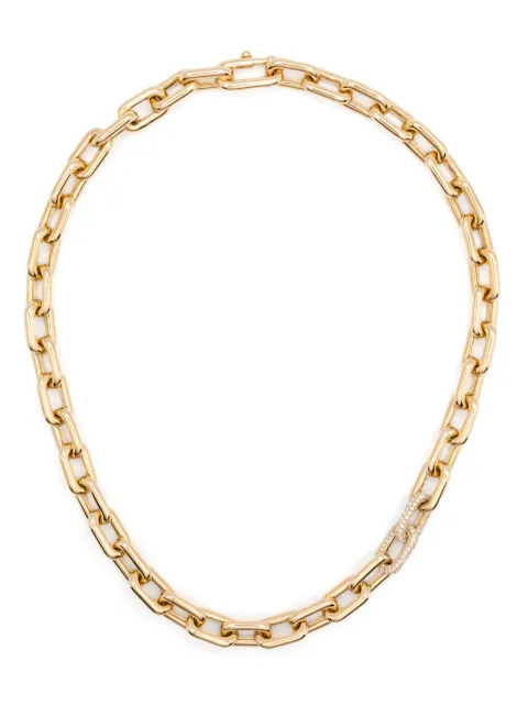 SHAY collar de cadena en oro amarillo de 18kt con diamantes