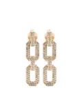 SHAY 18K yellow gold Flat Geo diamond earrings