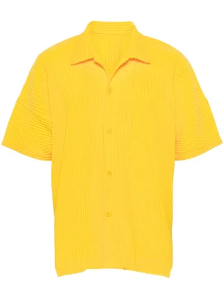 【美品】hommeplisse MC july mc-july-polo-in-black-men-s-
