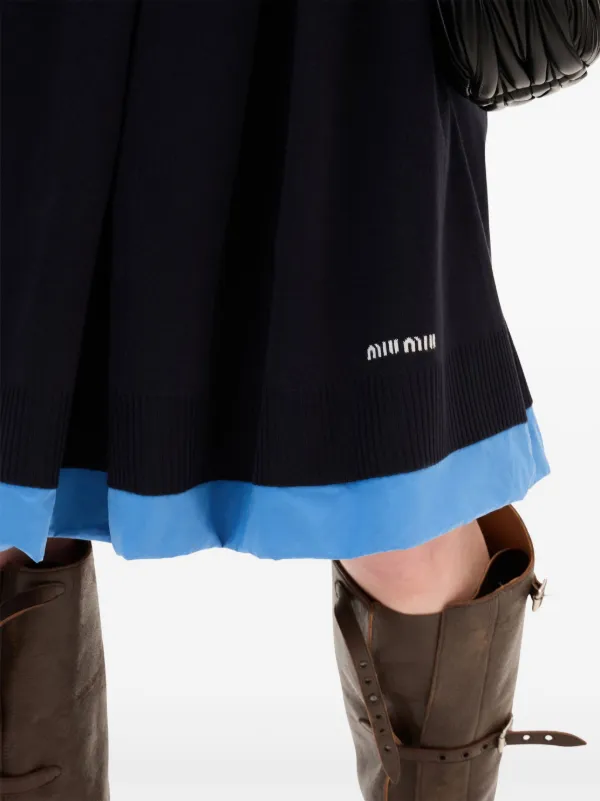 Miu Miu Leather Mini Skirt – Guzzi Archive