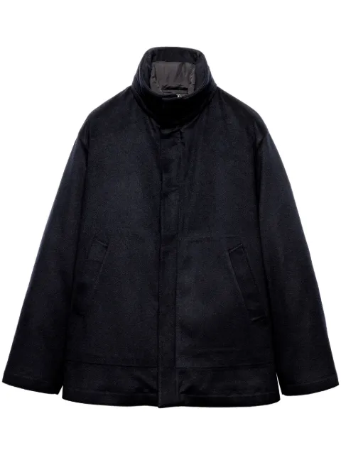 Prada midweight cashmere down jacket