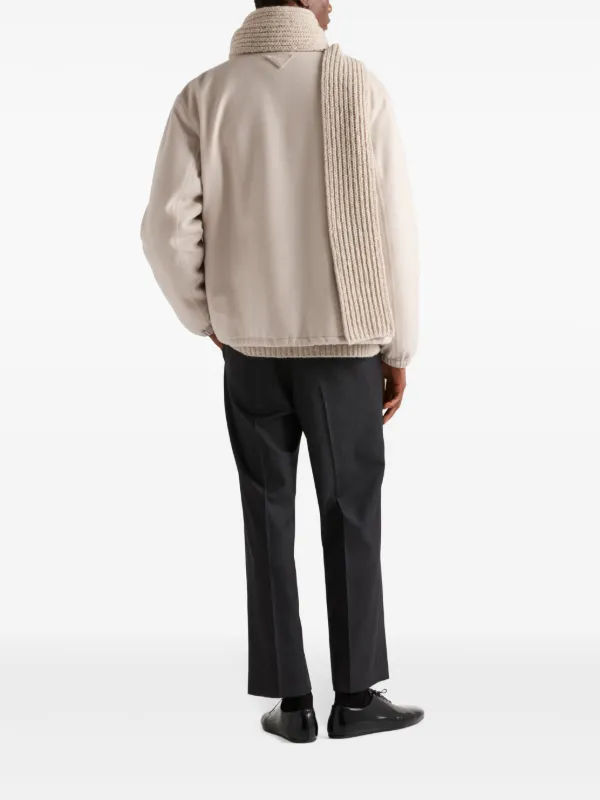 プラダ　カシミアジャケット Prada カシミア ジャケット | ニュートラル | FARFETCH JP