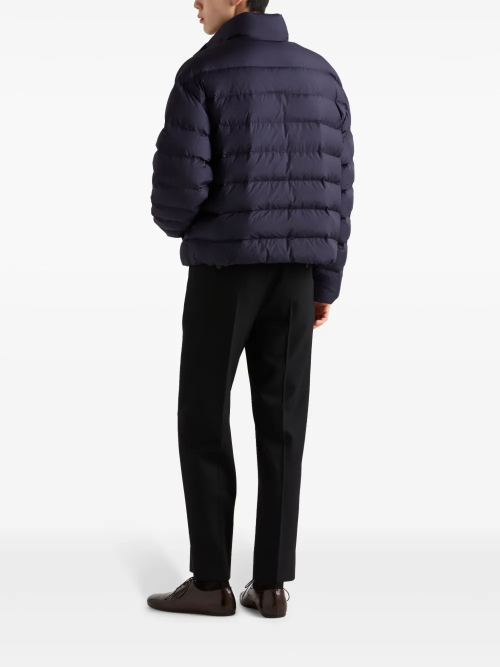 Prada Cropped donsjack Blauw
