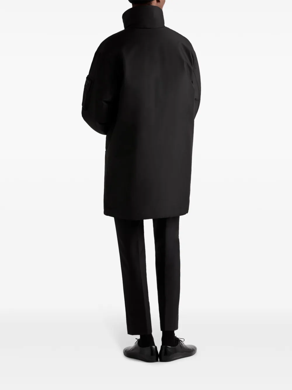 Prada Jas met logo Zwart