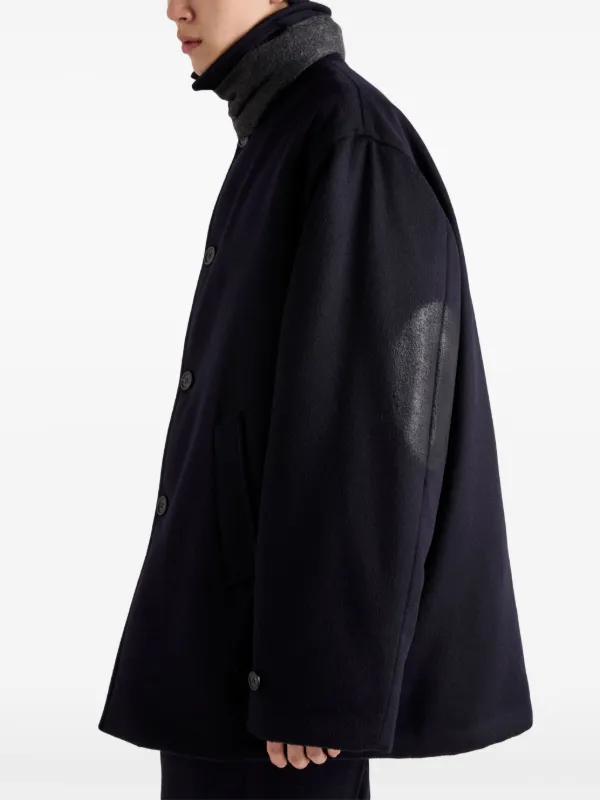 Prada ウール ジャケット | ブルー | FARFETCH JP