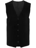 Homme Plissé Issey Miyake plissé vest - Black
