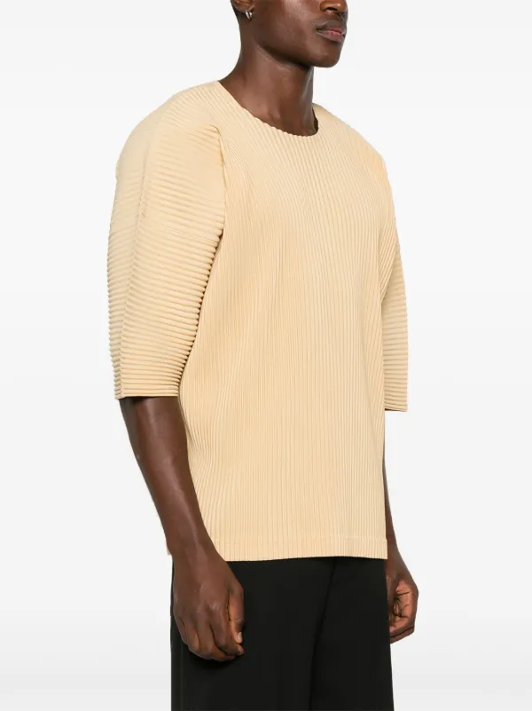 Homme Plissé Issey Miyake MC July T-shirt | Neutrals