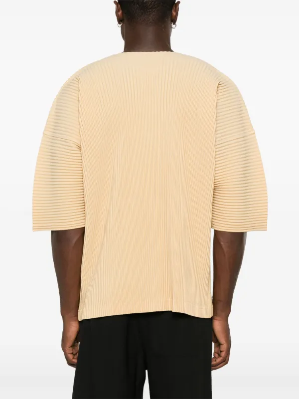 Homme Plissé Issey Miyake MC July T恤| 中性色| FARFETCH CN