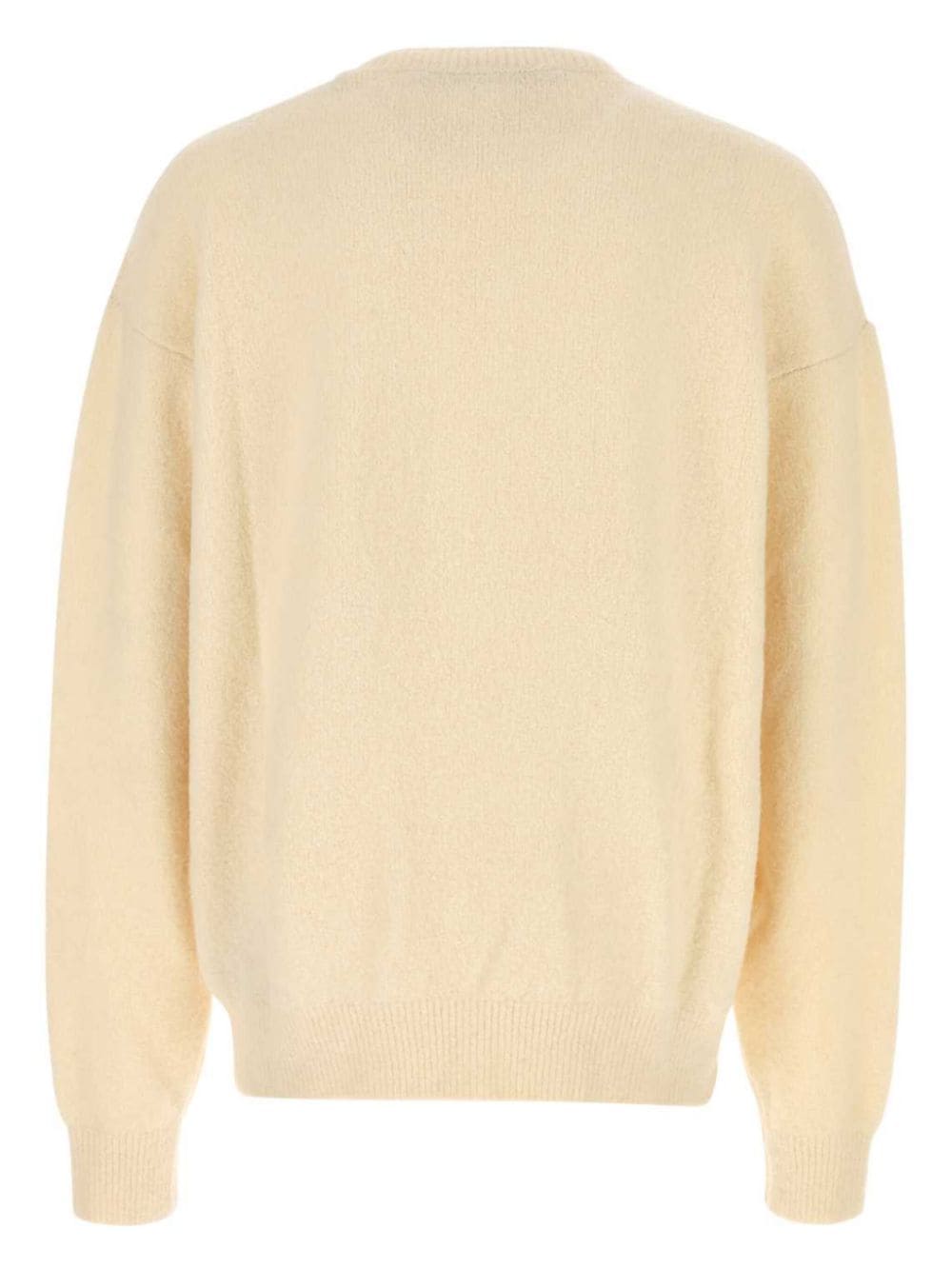 Palm Angels logo-print crew-neck jumper - Beige