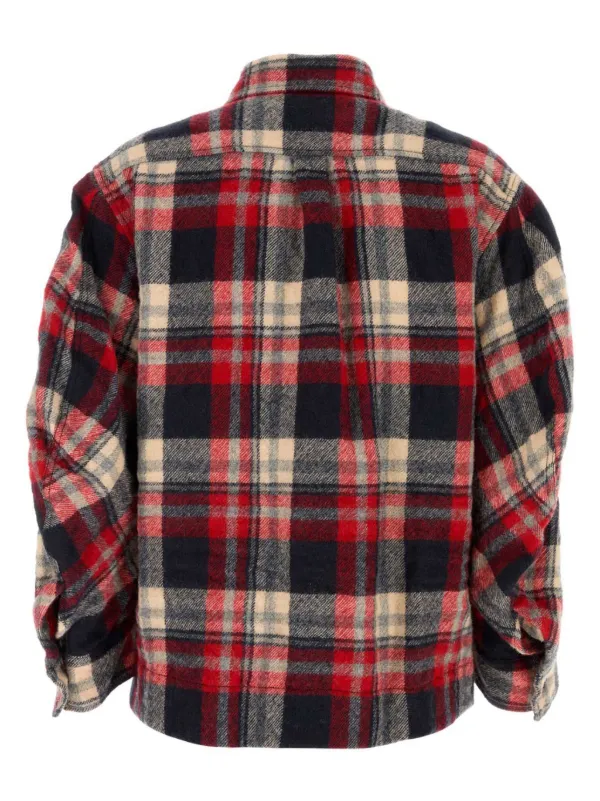 Tシャツ・カットソー D SQUARED2 Embroidered flannel Dean shirt DSQUARED2 Embroidered Flannel Dean Shirt | Red | FARFETCH CA