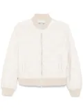 Peserico padded bomber jacket - Neutrals