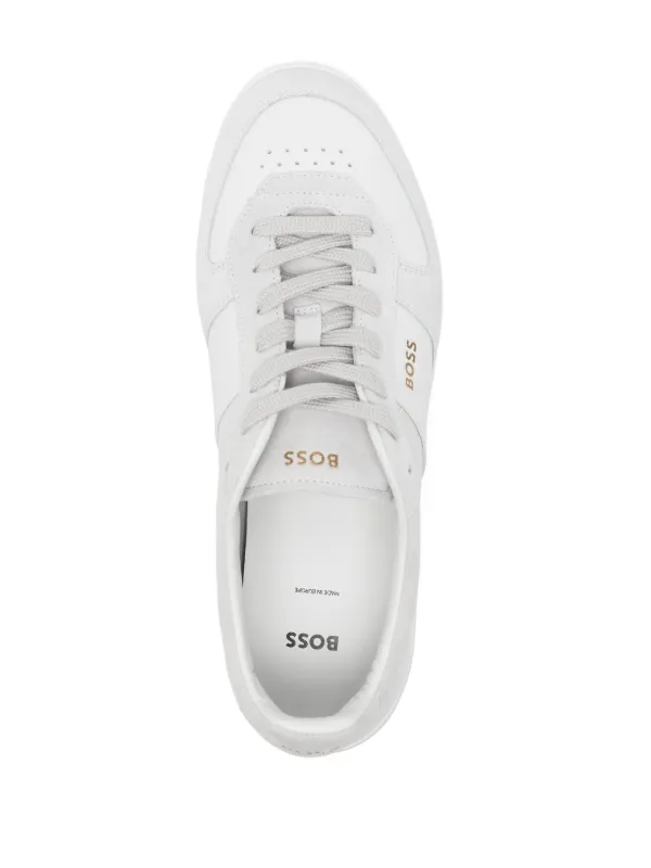 Hugo Boss Lace Up Trainers White