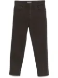 Lorena Antoniazzi logo-patch jeans - Brown