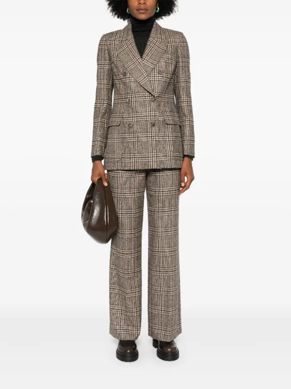 Lorena Antoniazzi Checked Trousers | Neutrals | FARFETCH SG