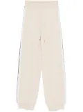 Lorena Antoniazzi stripe-detail track pants - Neutrals