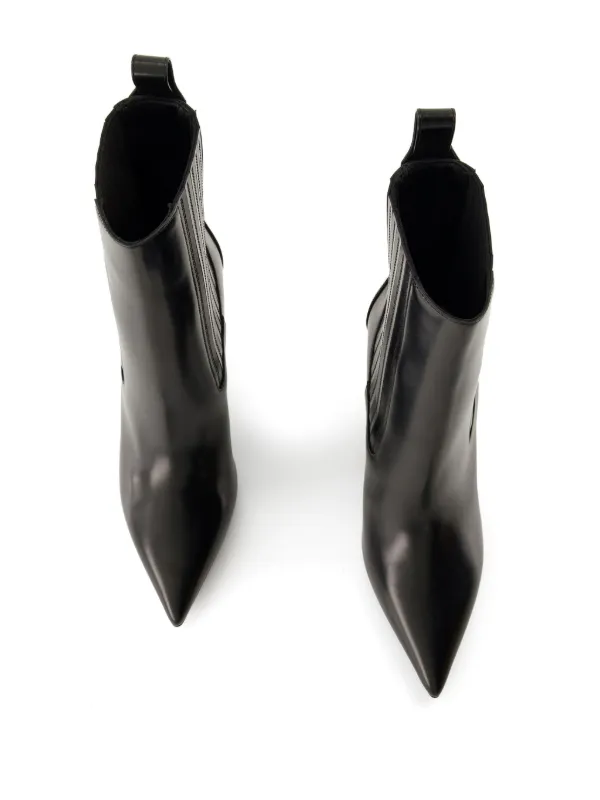 Valentino Garavani 105mm VLogo Lockette Boots | Black