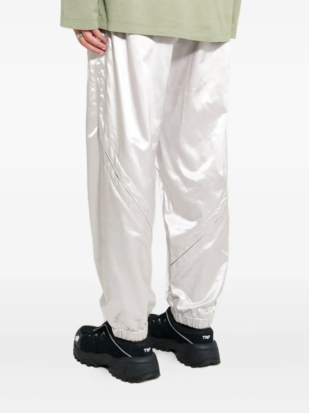 Olly Shinder Elasticated-waistband Panelled Trousers In Multi