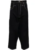 Junya Watanabe MAN pinstripe wool trousers - Blue