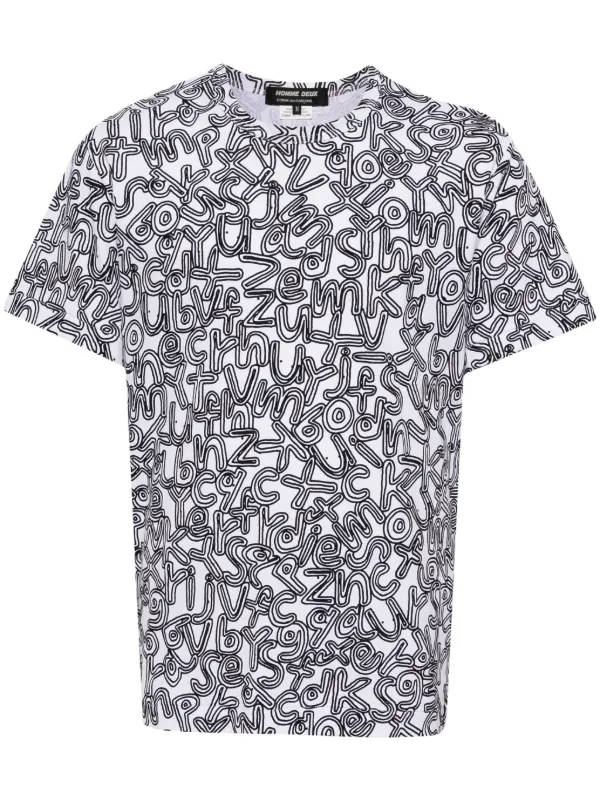 Comme Des Garçons Homme Deux グラフィック Tシャツ | ホワイト