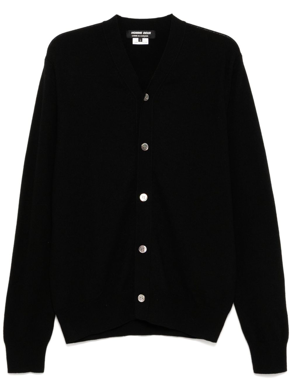 Comme des Garçons Homme Deux V-neck cardigan - Black