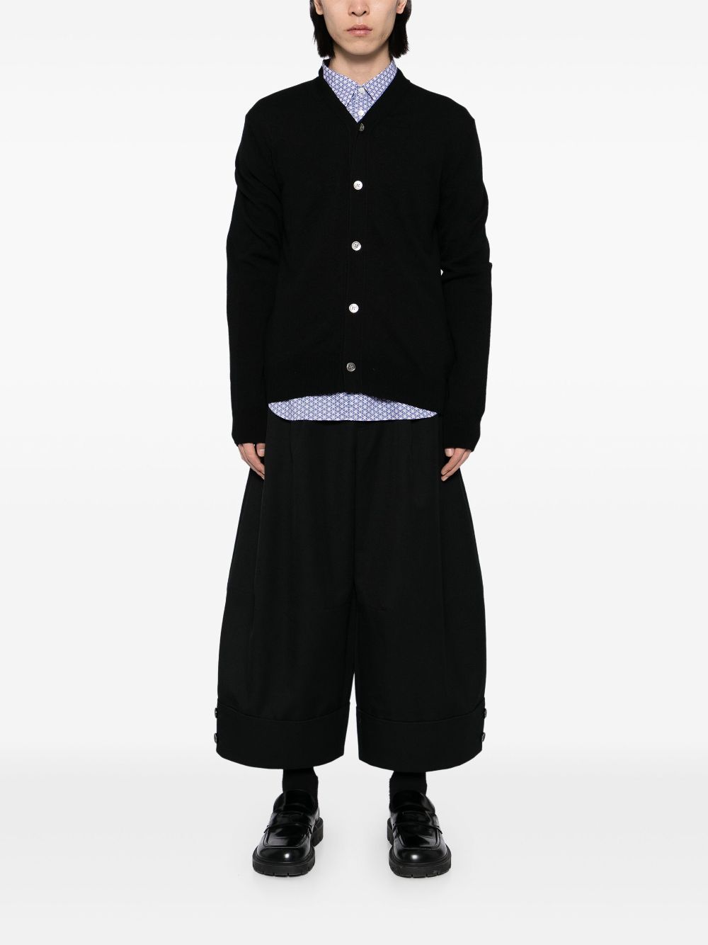 Comme des Garçons Homme Deux V-neck cardigan - Black