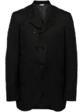 Comme des Garçons Homme Deux mini checkerboard-pattern blazer - Black