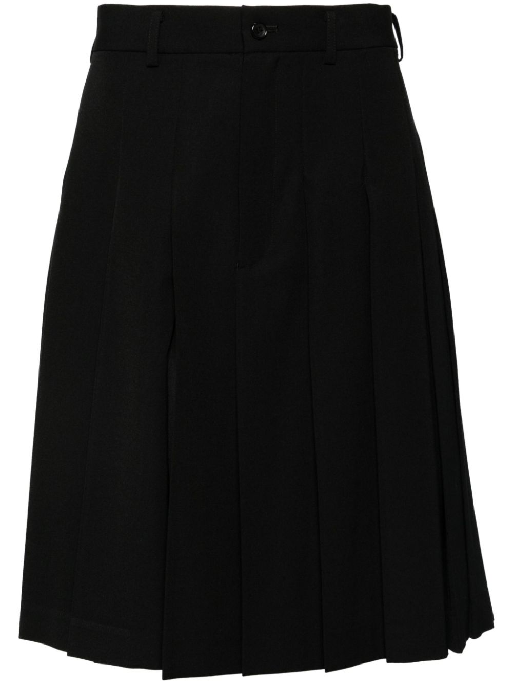 wool pleated skirt