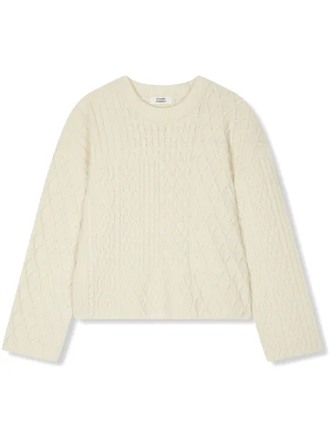 STUDIO TOMBOY cable-knit sweater
