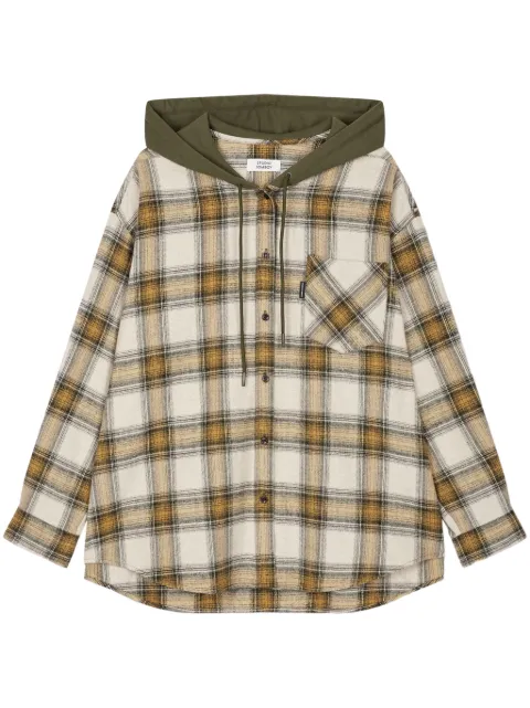 STUDIO TOMBOY checked hoodie 
