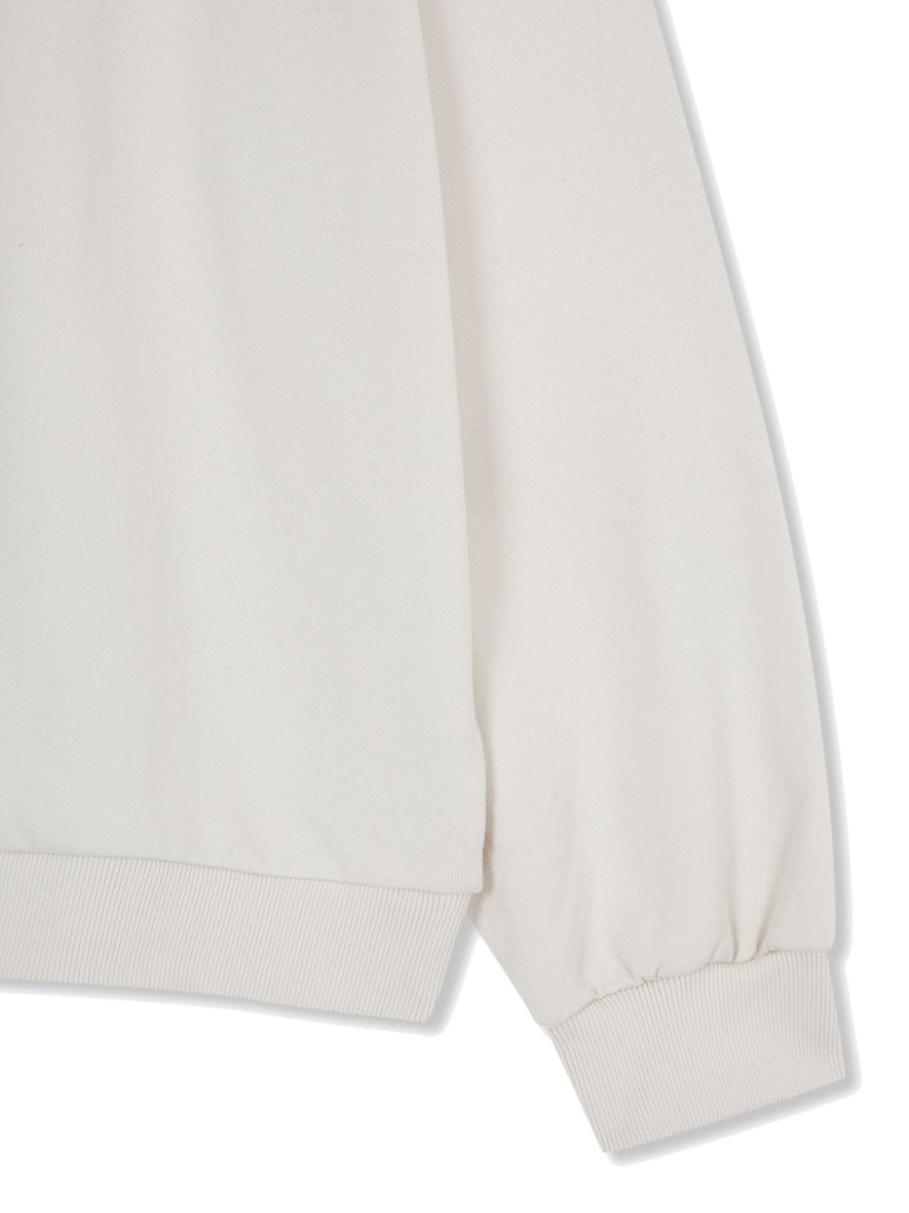 Shop Studio Tomboy Cotton Sweatshirt In White