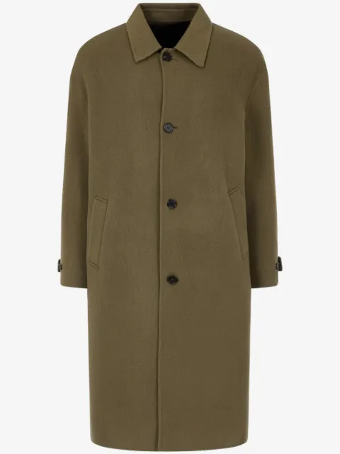 TOMBOY classic-collar single-breasted coat 