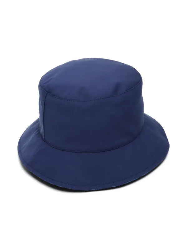 DIOR バケハ Christian Dior Pre-Owned Trotter-lined Bucket Hat | Blue