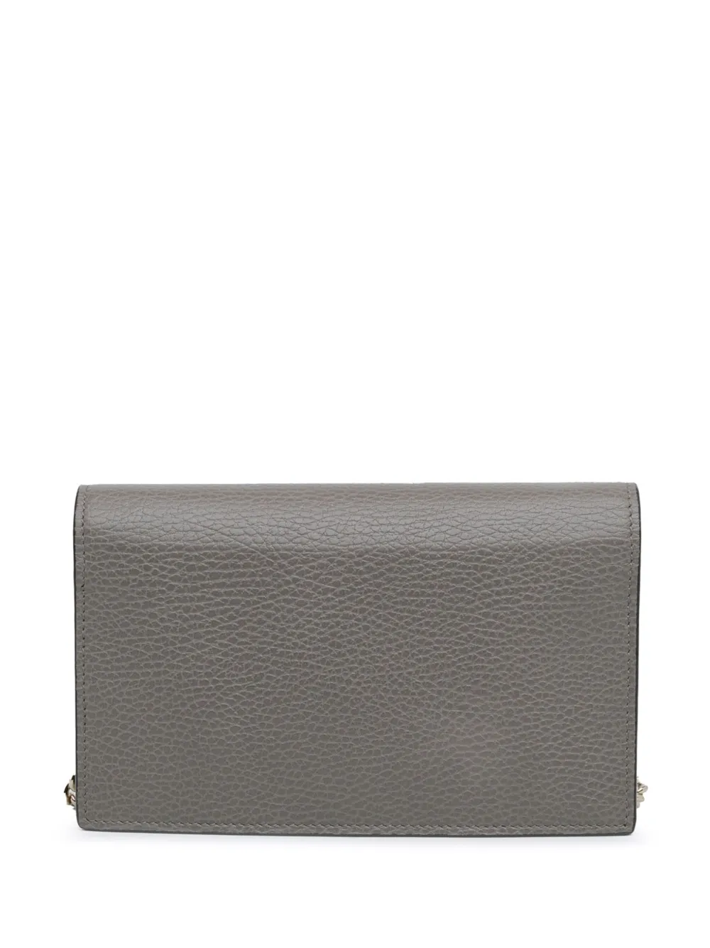 Gucci Pre-Owned 2016-2023 Interlocking G Dollar Wallet on Chain crossbody bag - Grijs