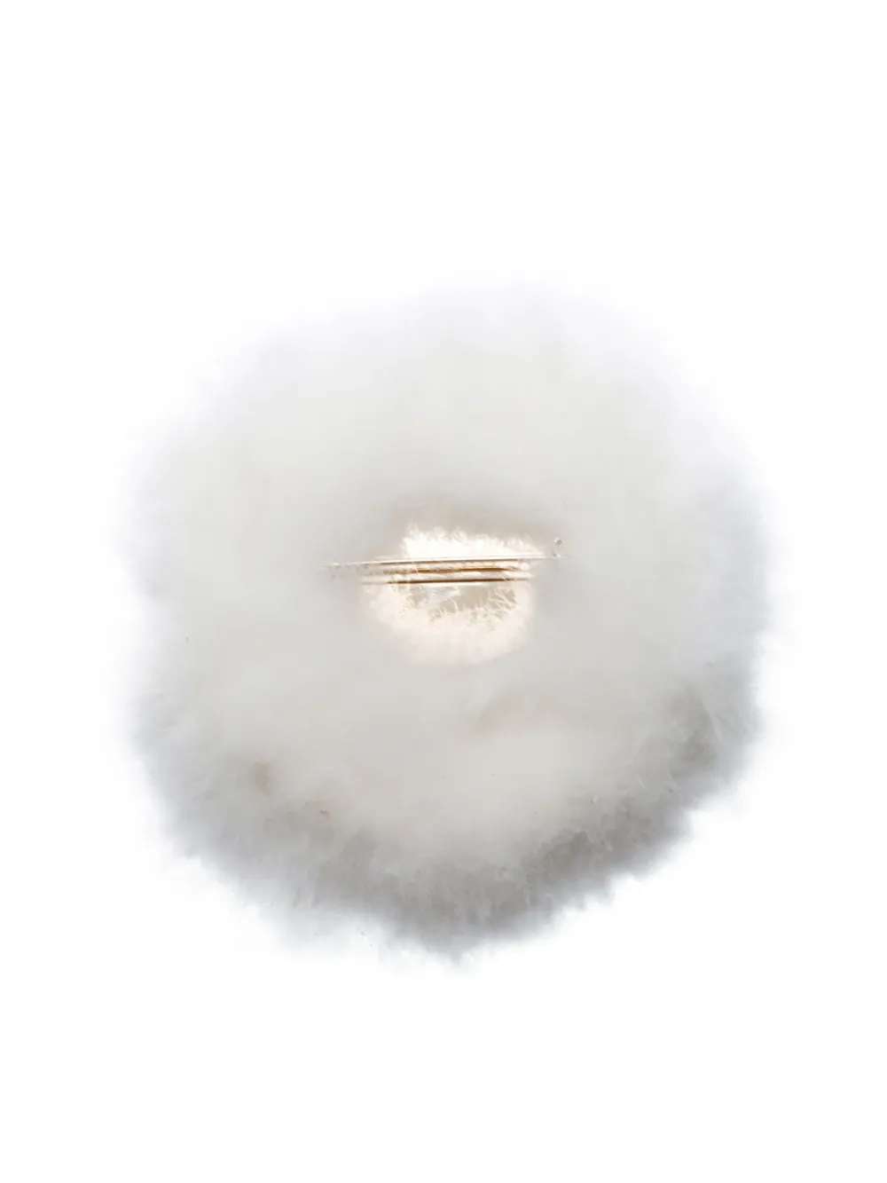 CHANEL Pre-Owned 2004 wool brooch - Wit