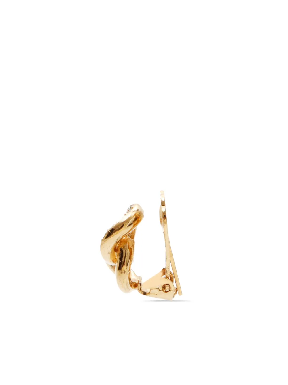 Christian Dior Pre-Owned rhinestone clip-on earrings | Image 2