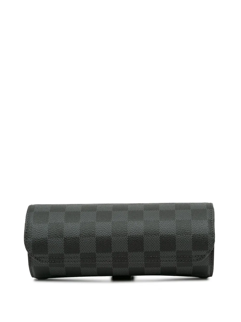 Louis Vuitton Pre-Owned 2014 Damier Graphite 3 Watch Case other slg - Zwart