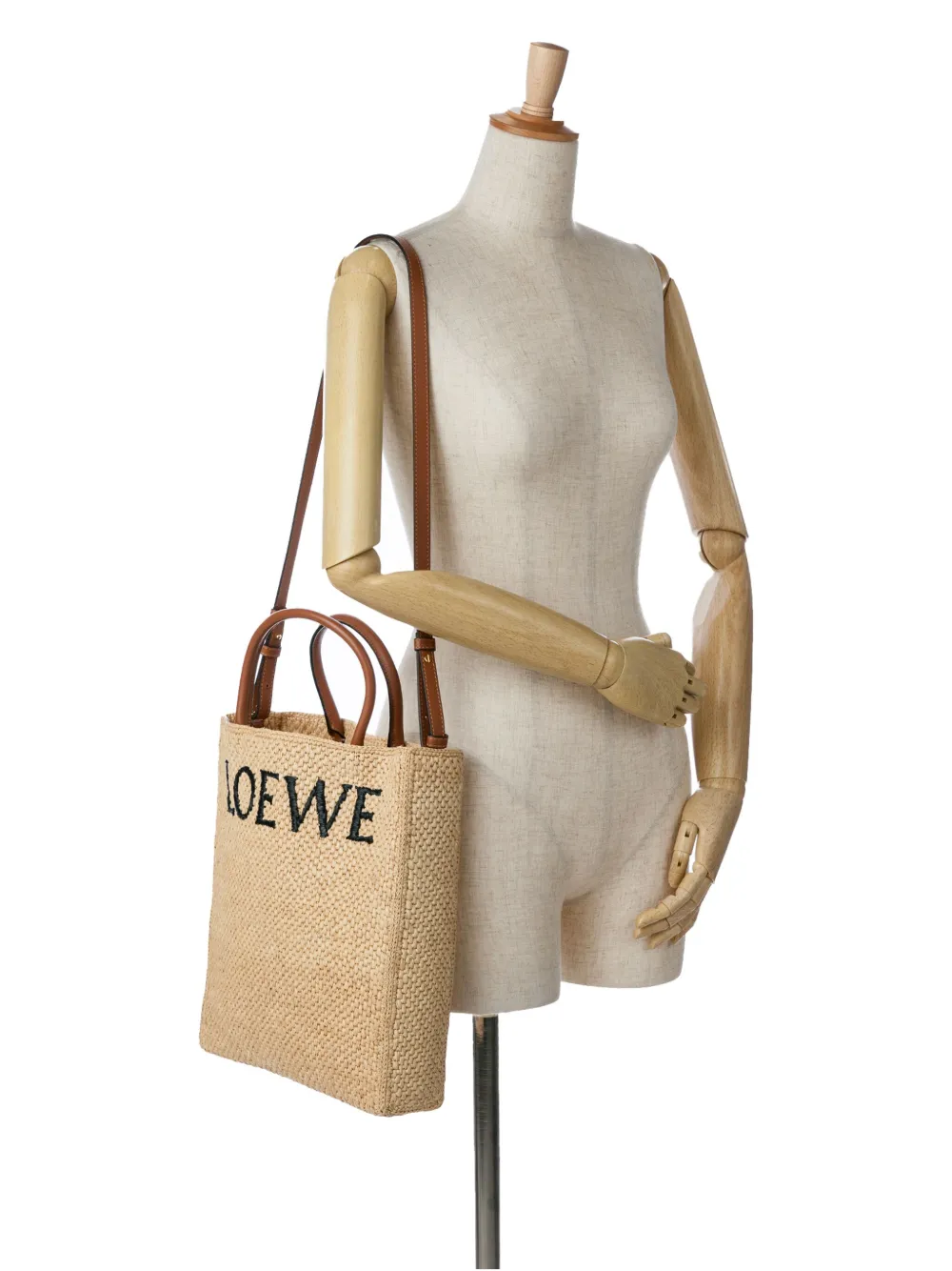 Affordable Loewe 2022-2024 Small Raffia Standard A4 satchel Women