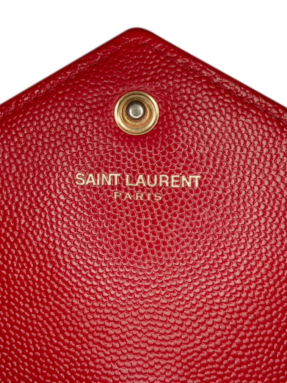 Affordable Saint Laurent Pre-Owned 2014 Grain De Poudre Matelasse Chevron Monogram Chain Wallet crossbody bag WOMEN