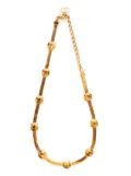 Christian Dior Pre-Owned gold-plated snake-chain necklace