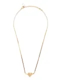 Christian Dior Pre-Owned gold-plated heart-pendant necklace