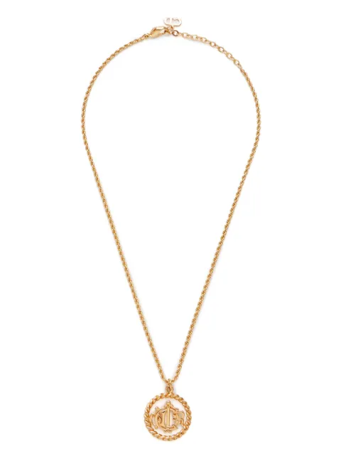 Christian Dior Pre-Owned collar con dije del logo