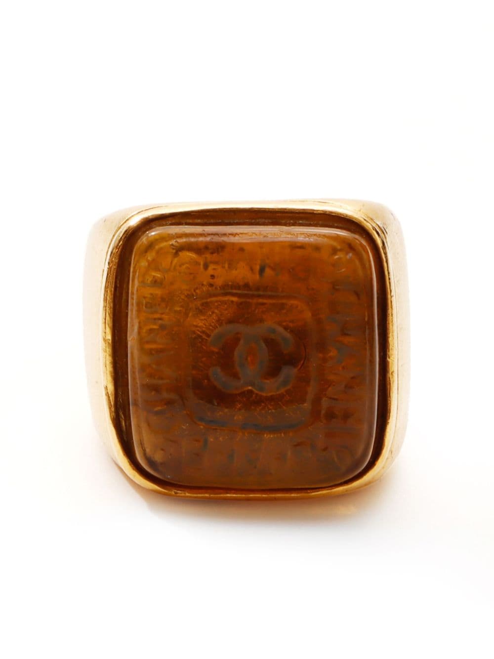 CHANEL Pre-Owned 2000s CC ring - Oro