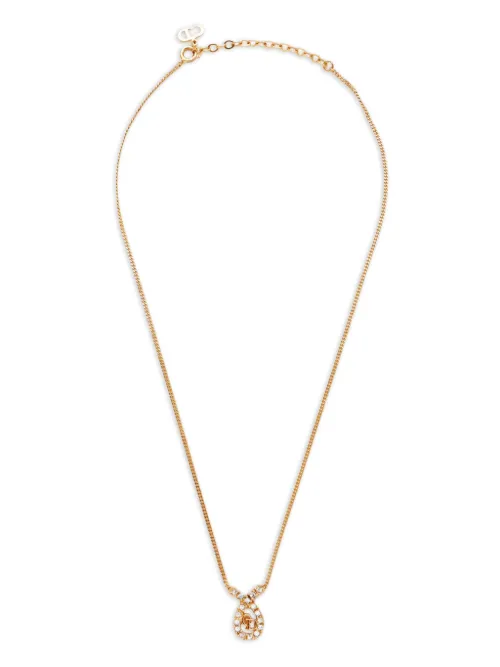 Collier à pendentif logo - Christian Dior Pre-Owned - Modalova