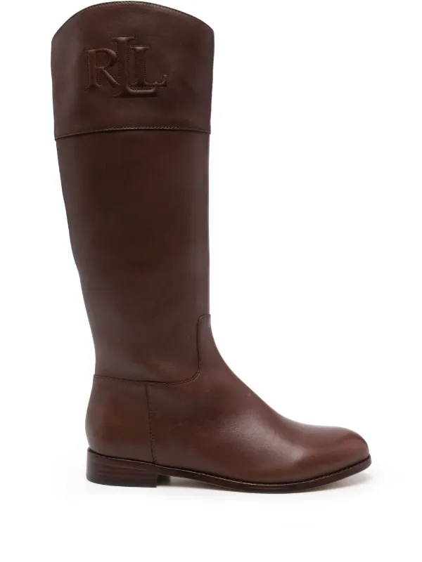 Ralph lauren cognac boots best sale