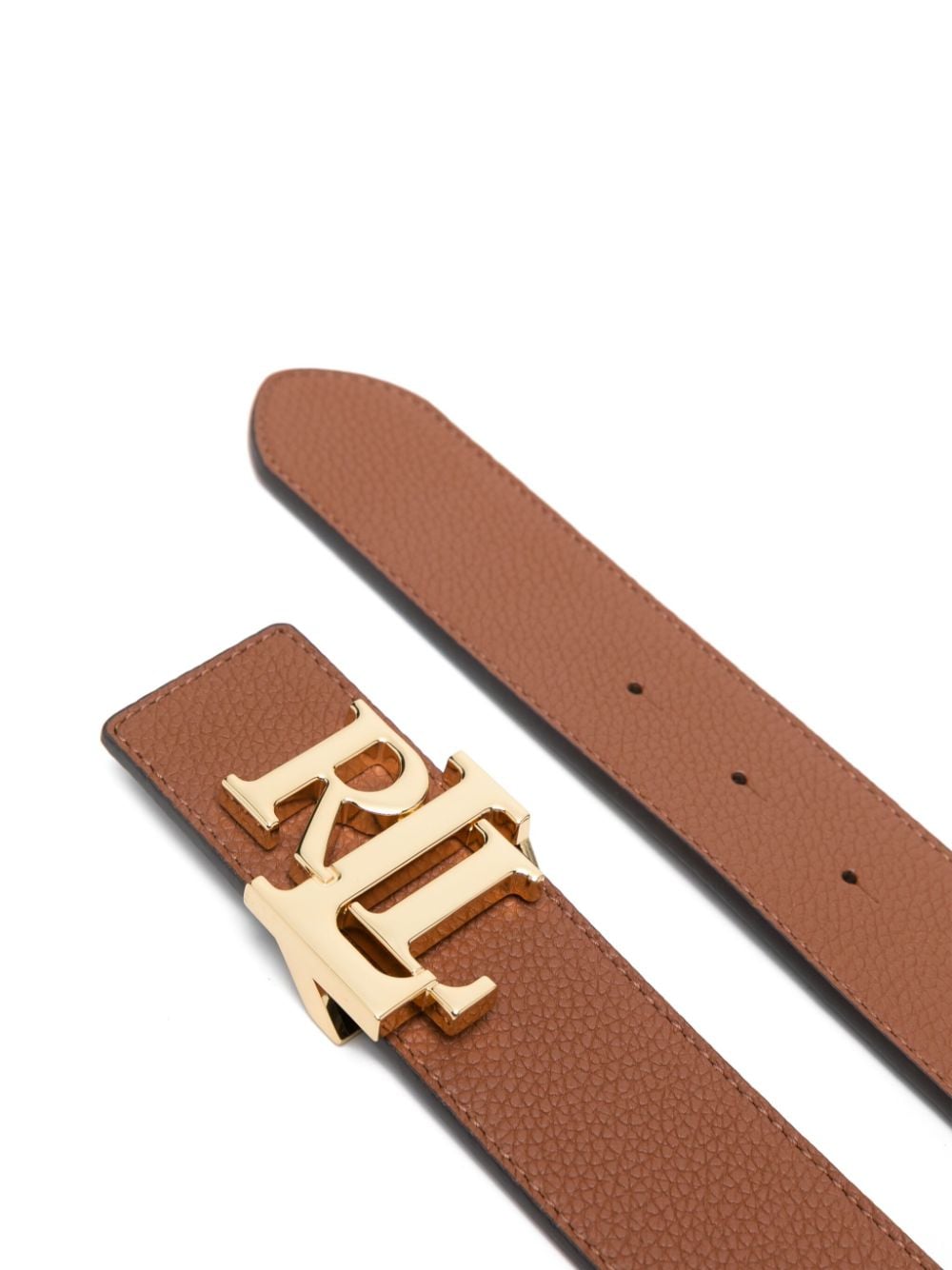 Lauren Ralph Lauren Riem met logogesp - Bruin