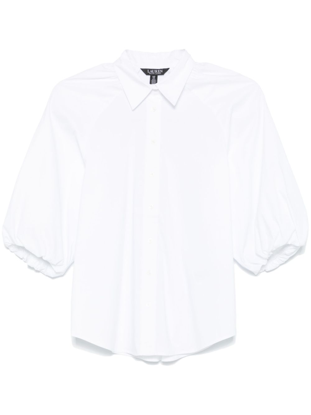 Lauren Ralph Lauren puff-sleeve shirt - White