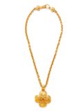 CHANEL Pre-Owned 1996 Clover necklace - Gold